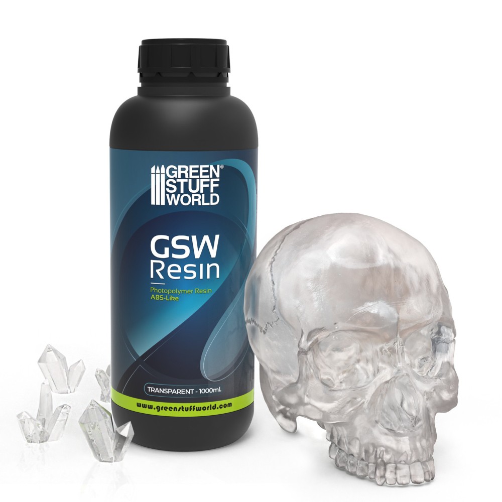 3D nyomtató gyanta - ABS-szerű átlátszó 1000ml